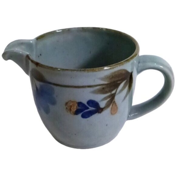 Vintage Highland Stoneware Scotland Creamer Milk Jug w/ Floral Pattern - Picture 1 of 6